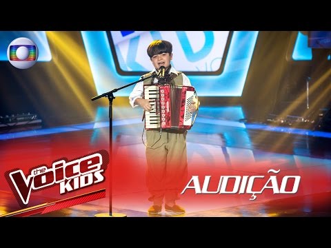 Thomas Machado canta &#039;Beijinho Doce&#039; na Audição – The Voice Kids Brasil | 2ª Temporada