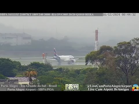 Ouça o que disse piloto que realizou 1º pouso na cabeceira 11 no Aeroporto Salgado Filho 16/12/2024